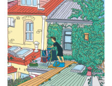 Hanging out the washing